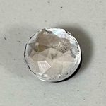 Crocs Silver Round Diamond Rhinestone Gem Stone Jibbitz Shoe Charm π Photo 0