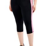 Ideology Essentials Colorblocked Cropped Leggings, Noir Purple Plus Size 4X NWT Photo 2