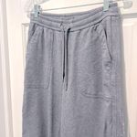 Athleta  Farallon Heathered Wide Leg Crop 4 Tall Light Blue Wide Cropped Pants Photo 3