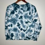 Athleta Sundown Sweatshirt Tie Dye, Dark Surf Teal blue pullover SIZE Small Photo 8
