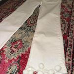 White Sneak peek pom pom pants #pompom #bridal Size 4 Photo 1