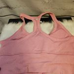 Yogalicious  pink sports bra medium Photo 4