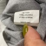 SARA CAMPBELL Sheri Pant Gray Mid Rise Slim Leg Pull On Flat Front Cropped Sz L Size L Photo 3