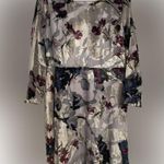 Soft Surroundings  Annika Dress Aster Grey Floral Photo 2