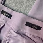 Loft Marisa Slim Tie Waist Ankle Pant Dress Pants Lavender Size 12 Photo 10