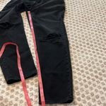 American Eagle  Ripped Mom High Rise Straight Jeans Black Size 4 Photo 10