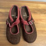 Merrell Women's Encore Wool Shoes women’s 6 Mary Jane burgundy QForm Ortholite Photo 1