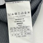 Max Mara  Leisure Lorena Off the Shoulder Ribbed Wool‎ Sweater SZ XS Grey Gray NEW Photo 8