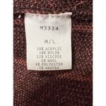 Kerisma Women M/L Open Front Red Wool Acrylic Blend Sweater Artsy Hi Low Cut Art Size undefined Photo 8