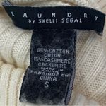 Laundry by Shelli Segal  Ivory cowl neck dolman sleeve sweater Size SMALL Photo 5