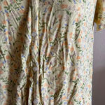 Dip size medium floral yellow pajama shirt Photo 1