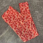 LuLaRoe Heart Red and Pink Tall and Curvy Leggings Photo 7