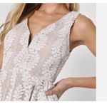 NWT Lulu’s All of My Heart White Lace Skater Dress Tan Size XS Photo 3