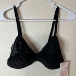 Lively black lace triangle bralette NEW L Size L Photo 6