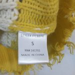 Dress Up  Bright Multicolor Stripe Over Sized Distressed Knit Sweater Size S Photo 4