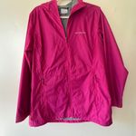 Columbia  Pink Windbreaker Jacket size large Photo 0