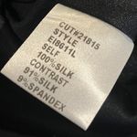 Tadashi Shoji Tadashi Collection black silk cinched evening dress Photo 5