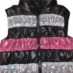 Justice  sequined puffer vest Photo 1