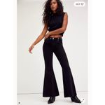Free People  Marines Mid Rise Flare Jeans Photo 1
