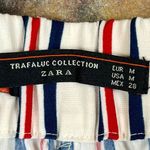 ZARA  Trafaluc Collection Cropped Wide Leg Striped America Pants Medium Photo 10