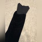 House Of CB New  PERSEPHONE Black satin Strapless Dress Size S Photo 7