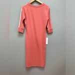 Adidas  Rose Pink Athletic Midi Dress Three Stripes M Photo 6