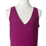 Boston Proper  Maxi Dress Beyond Travel V-neck Magenta Pink Women’s Size Medium Photo 6