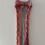 Anna Sui Swirly Rainbow Midi Dress Photo 6