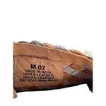 Rialto Slide Sandals Woven Leather Beige & Black Casual Slip On Shoes‎ Tan Size 7 Photo 3