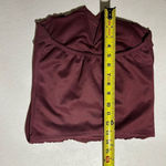 Charlotte Russe  Strapless Twist Front Tube Top | Wine Red | Size M Photo 4