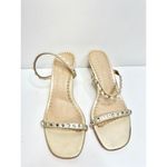 Zigi Soho ‎ Sandals Womens Size 8.5 Gold Embellished Slip On Heels Photo 1