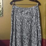 Jopana size large high low midi skirt. Wide waist band faux wrap White Photo 2