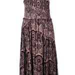 Free People Neutral 'Season In The Sun' Smocked Slip Dress Small Photo 0