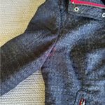 Free People Black Red Tweed Cropped Jacket Size 4 Photo 7