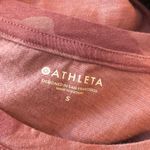 Athleta  Top Organic Daily Camo Crew T Shirt Short Sleeve Purple S Photo 2