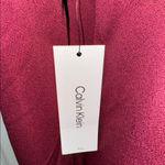 Calvin Klein Deep Burgundy Jersey Blouse with button cuffs. Size XL. NWT. Photo 5