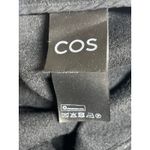 COS Black Wool High Waisted Back Zip Flounce Mini Skater Flare A-Line Skirt Sz M Photo 2