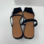 By FAR TANYA KRAFT SUEDE MULE SANDAL HEELS in BLACK sz 41 US 11 Photo 7