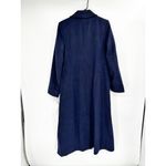 FLEURETTE Blake Double Breasted Long Wool Coat In Midnight 12 NEW Photo 2