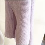 Fabletics Women’s Wool Cashmere Blend Thick Knit Scarf Purple Lavender Winter Photo 3