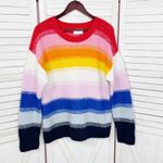 Old Navy  Rainbow Stripe‎ Chunky Oversized Slouchy Pullover Sweater Medium Tall Photo 7