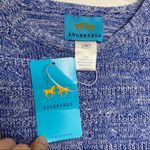 NWT Islefield Jenna Island Stitch Blue Marled Knit Tassel Sweater Size M Photo 7