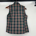 Vineyard Vines  Tartan Plaid Puffer Vest Jet Black pockets warm Women's size XS Photo 3
