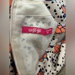 Lagogo Collared 3/4 Sleeve Floral Dress Orange Size M Photo 3