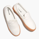 Madewell  white  Slip-On Shoes with Tan Sole Photo 0