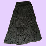 Candie's Vintage Y2K Black Tiered Maxi Skirt 🔥 Photo 0