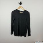 Equipment Femme Crewneck Cashmere Blend Knit Sweater Grey Size S Photo 1