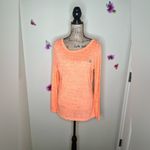 Adidas  Lightweight Heathered Orange Top Photo 5