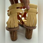 Ulla Johnson New!  Madeira‎ Leather Twisted Contrast High Heel Sandal Sz 7.5 $680 Photo 1