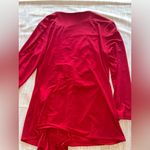 Joseph Ribkoff Red Asymmetrical Gold Zipper Top – Size 10 Photo 7